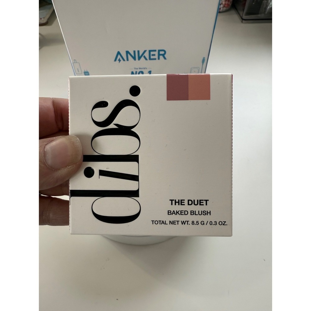 DIBS Beauty The Duet Baked Blush Duo Spice Gal Cheek Color Bronzer NIB